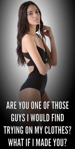 crossdresser training domination captions sex