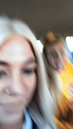 Showing Our Pussies To the Guys In the Next Car