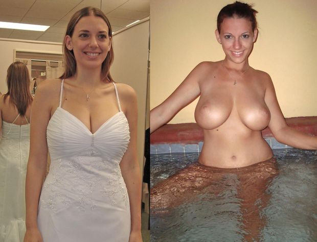 wedding dress on off