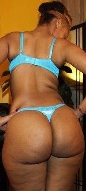 PERFECT PHAT BLACK ASS BIKINI