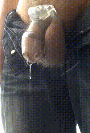 Leaving precum while in chasity