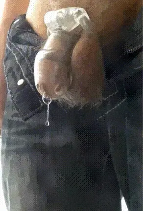 Leaving precum while in chasity