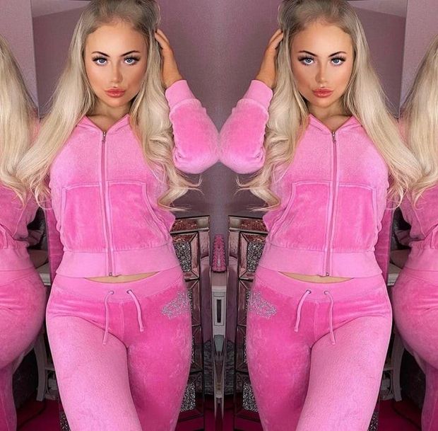 chav in pink