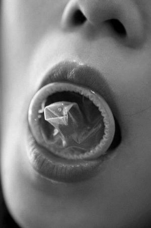 her mouth is ready to take a cock