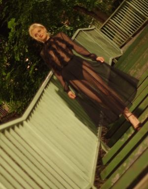 Stairway to heaven between two long gorgeous legs