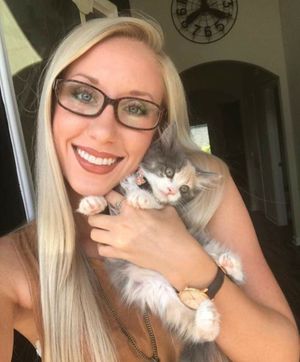 Hot blonde with little pussy