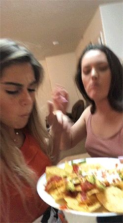 teen flashing lil tits