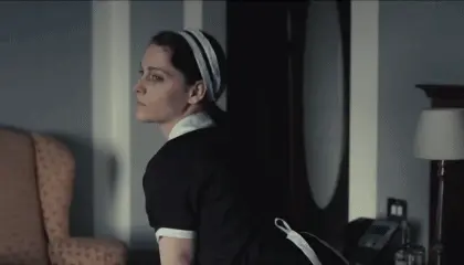 maid doing her best