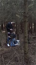 blowjob in forest jeans ass