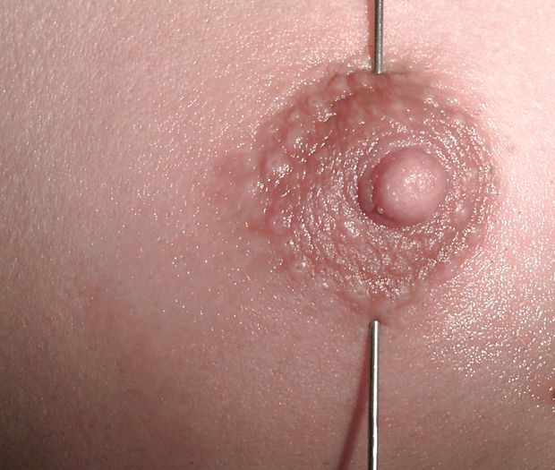 go on sewing the nipple