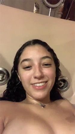 teen nip slip in bath