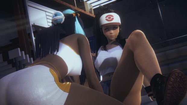 Futa - Pokemon - Nessa x Hilda