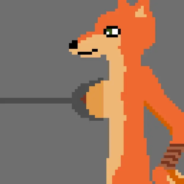 Furry fox bdsm milk machine gif