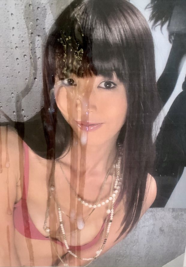 asian porn babe drenched in cum
