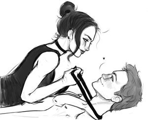 Beautifull Goddess dominating her slave