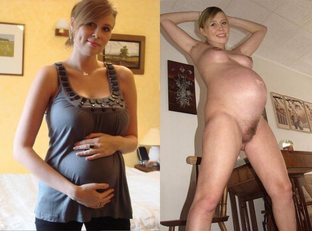 Pregnant, Dressed & Undressed