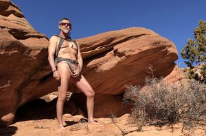 nude male in the great outdoors