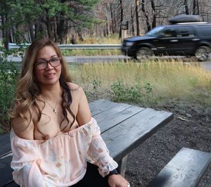 Exposing my tits to the public!