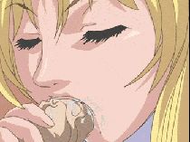 Blonde gets hugh cum blast