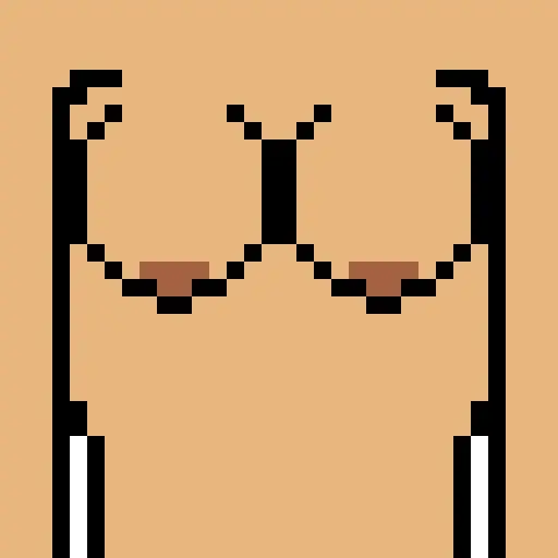 Boobs bounce pixel gif