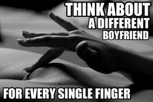 5 chances for my wife to get off