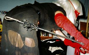 Tease ! Ready to go Halloween clubbing.