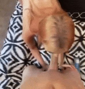 Redhead sucking big cock