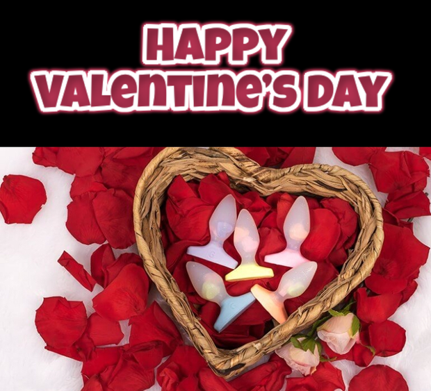 Happy Valentine’s Day basket of plugs