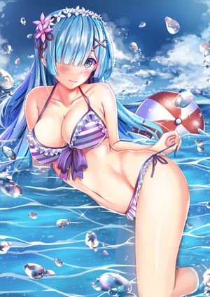 Sexy Rem Big Boobs (Re：ゼロから始める異世界生活)