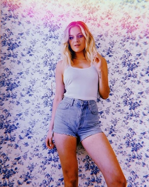 Kelsea in jean shorts