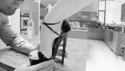 High heels worship #2