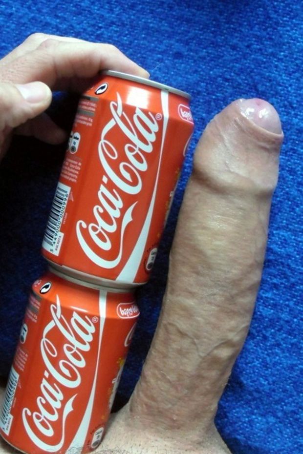 Two coke cans worth of dick