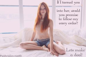 tgirl sissification femdom caption fucking