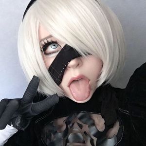 cosplay 2B ahegao