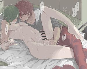 uguisumaru and ookanehira (touken ranbu) drawn by hjm