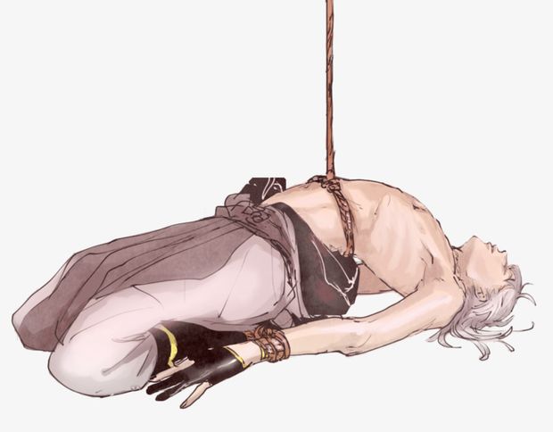 tsurumaru kuninaga (touken ranbu) drawn by nezumi_sion
