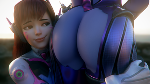 Dva and Widowmaker