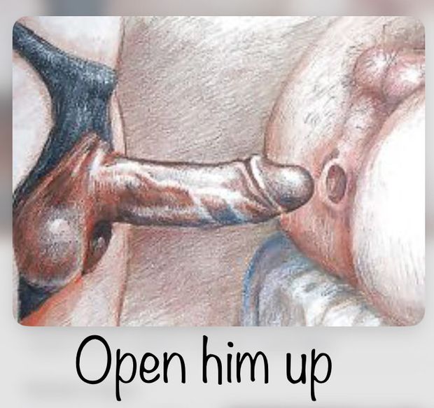 Open him up, use a bigger dildo