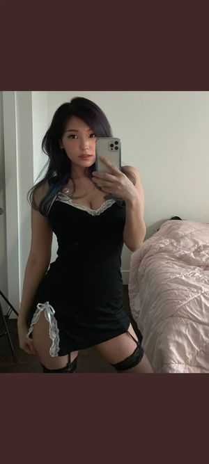 Cute Asian pose selfie