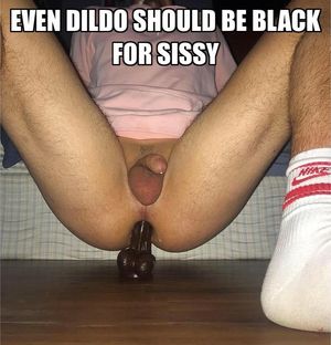 Even dildo should be black