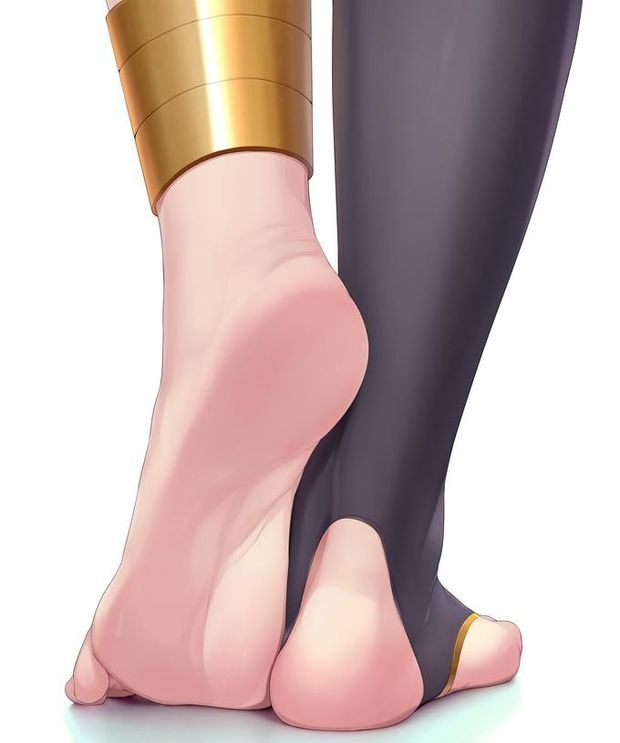 Delightful anime feet