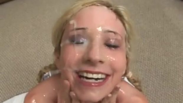 bukkake teen gangbang facial