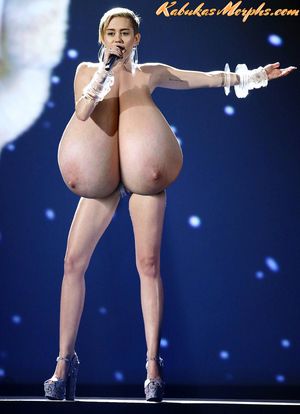 Miley Cyrus Singing Topless In A Skimpy Outfit