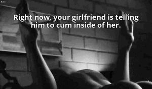 She’s begging for his cum to spurt inside her…and you can’t wait to eat out every drop of his cum from her used pussy.