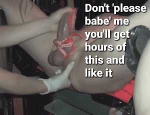 Captured by his ex gf ..she mercilessly edges him...I want this!