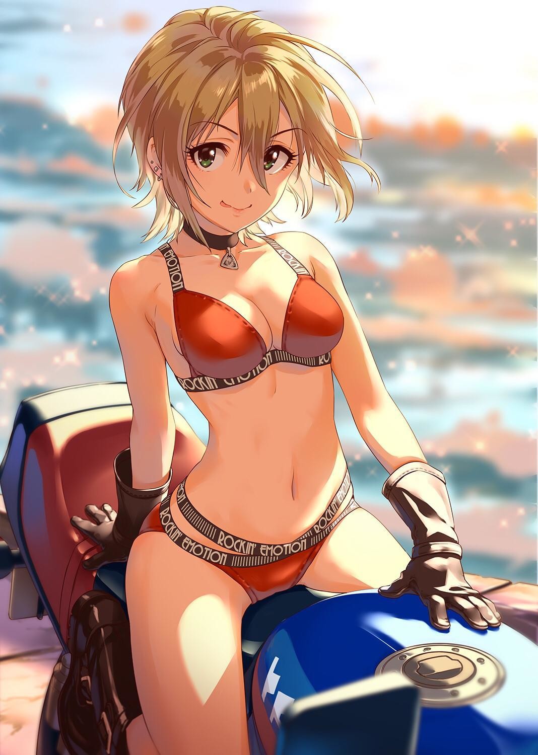 she wants something different to ride, something......tubular, and composed of flesh