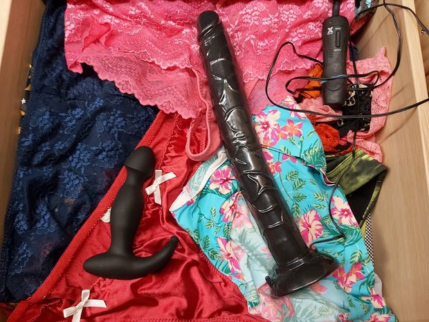 my panties drawer and tonights toys