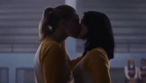 lili reinhart and camila mendes kiss
