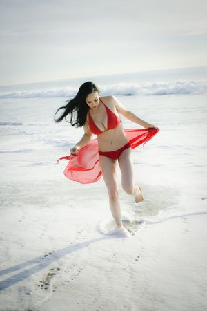 Sexiest MILF in red emulating true beauty, view & all.