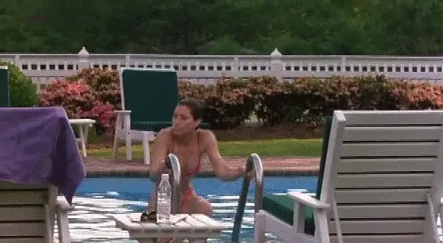 Summer Catch. Getting out of the water.